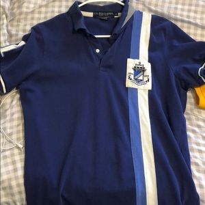 Mens USPA blue collar shirt